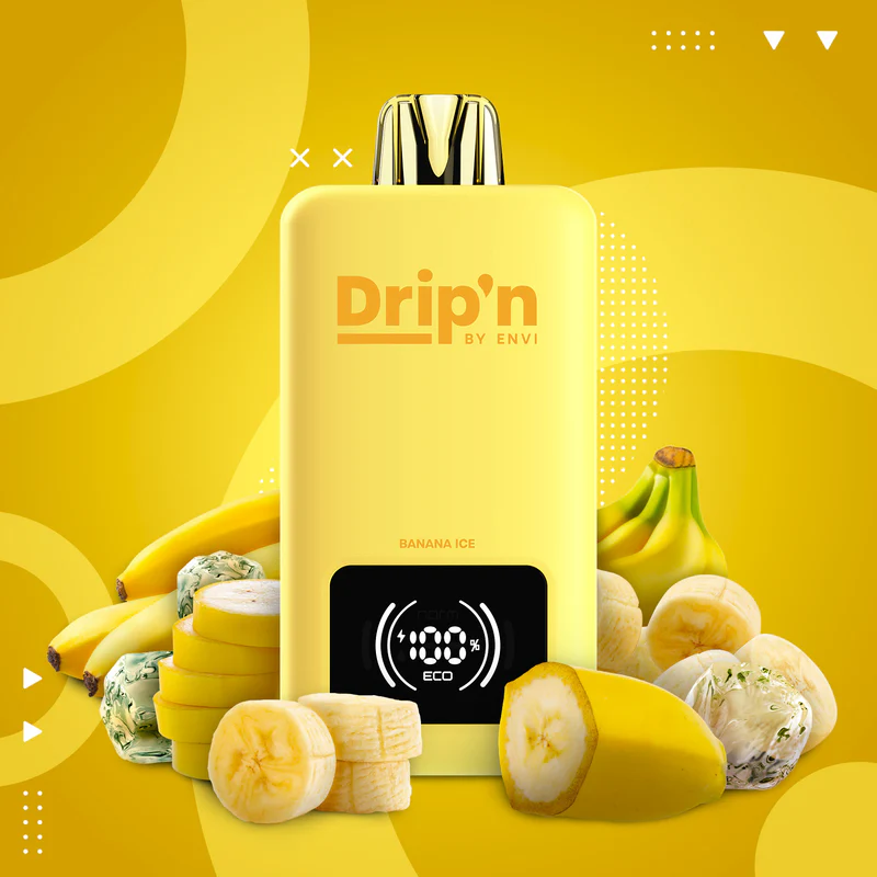 Drip’n by Envi – Banana Ice – 26 mL Disposable – 20 mg