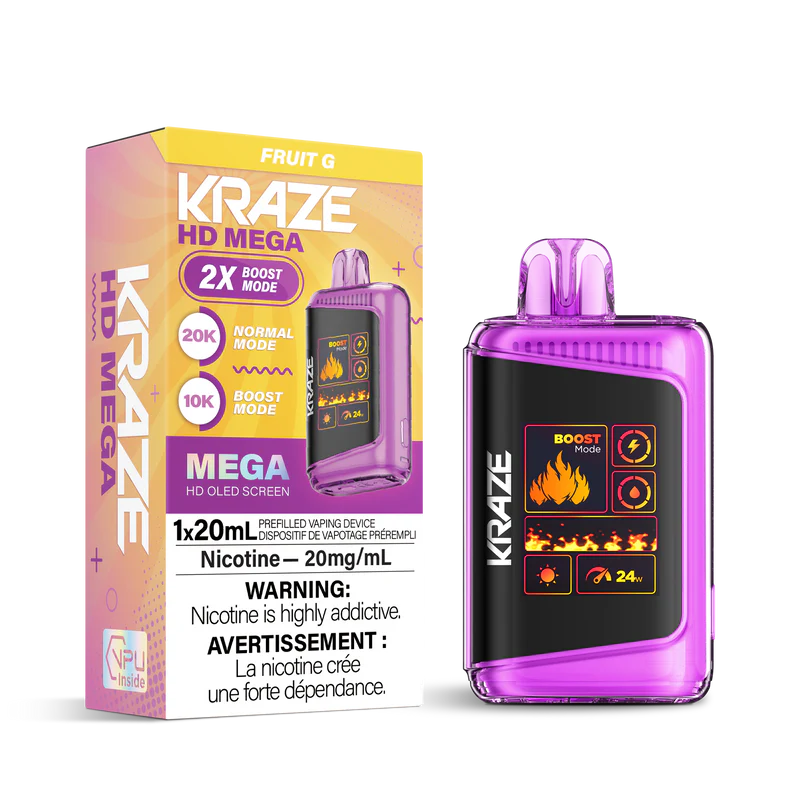 Kraze HD Mega - Fruit G 20mg 5pc/Carton - Image 2