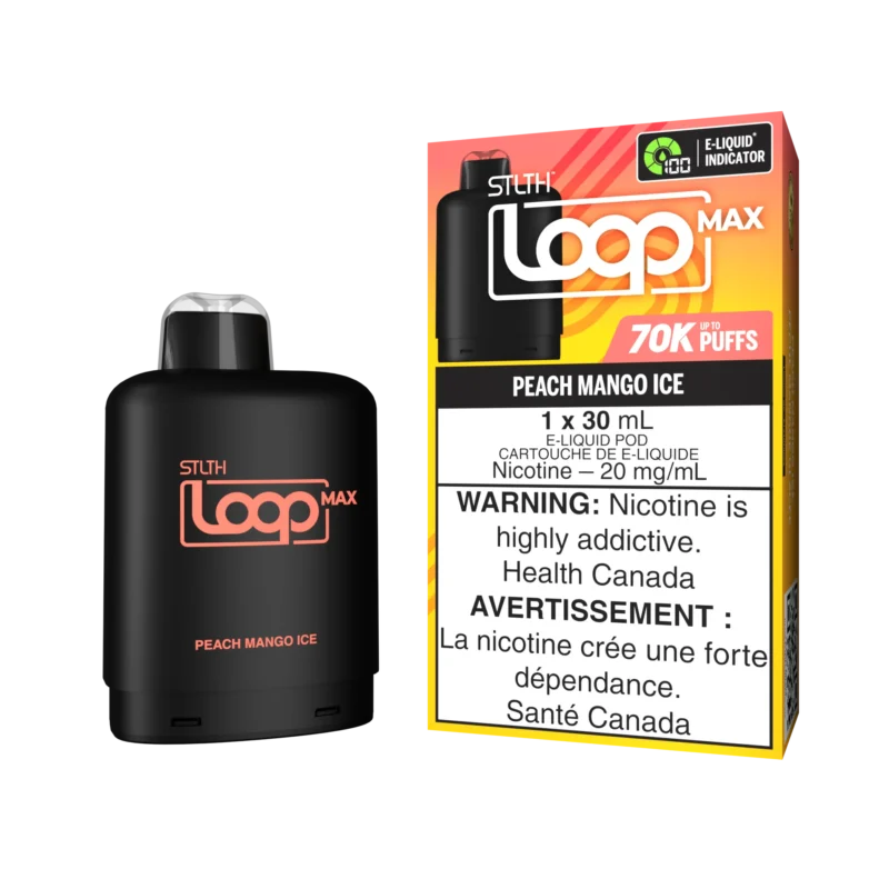 STLTH – Loop Max – Peach Mango Ice – Disposable – 20 mg