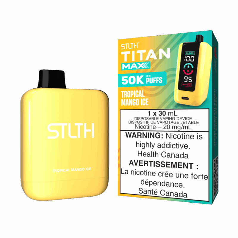 STLTH Titan Max Disposable – Tropical Mango Ice 20 mg